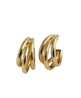 Gold Triple Hoop