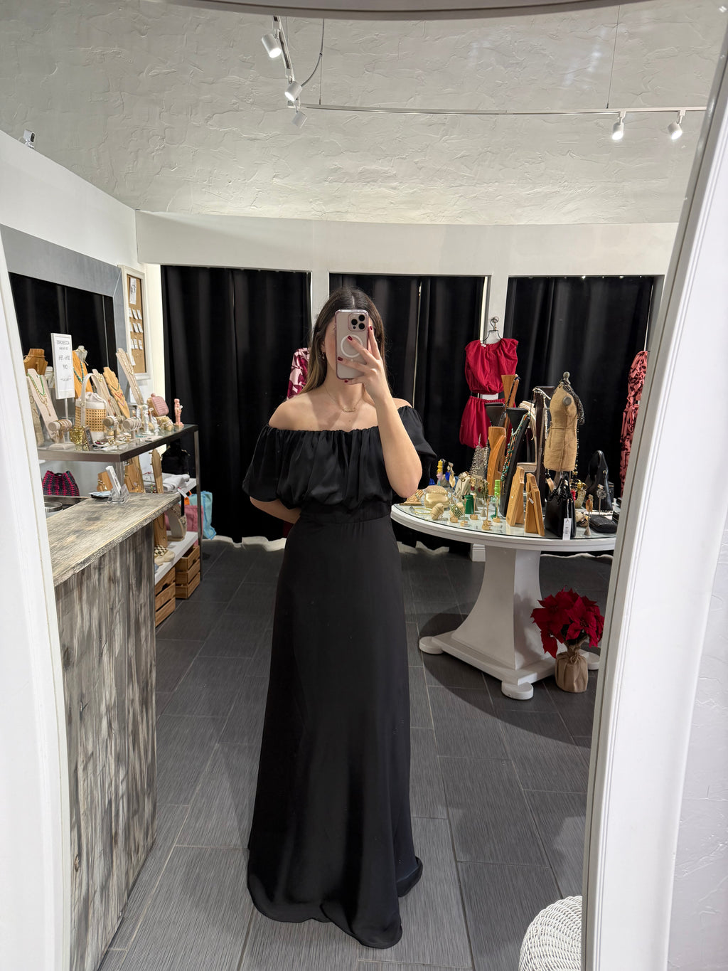 Lila Black Dress