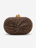 Raffia Knot Clutch