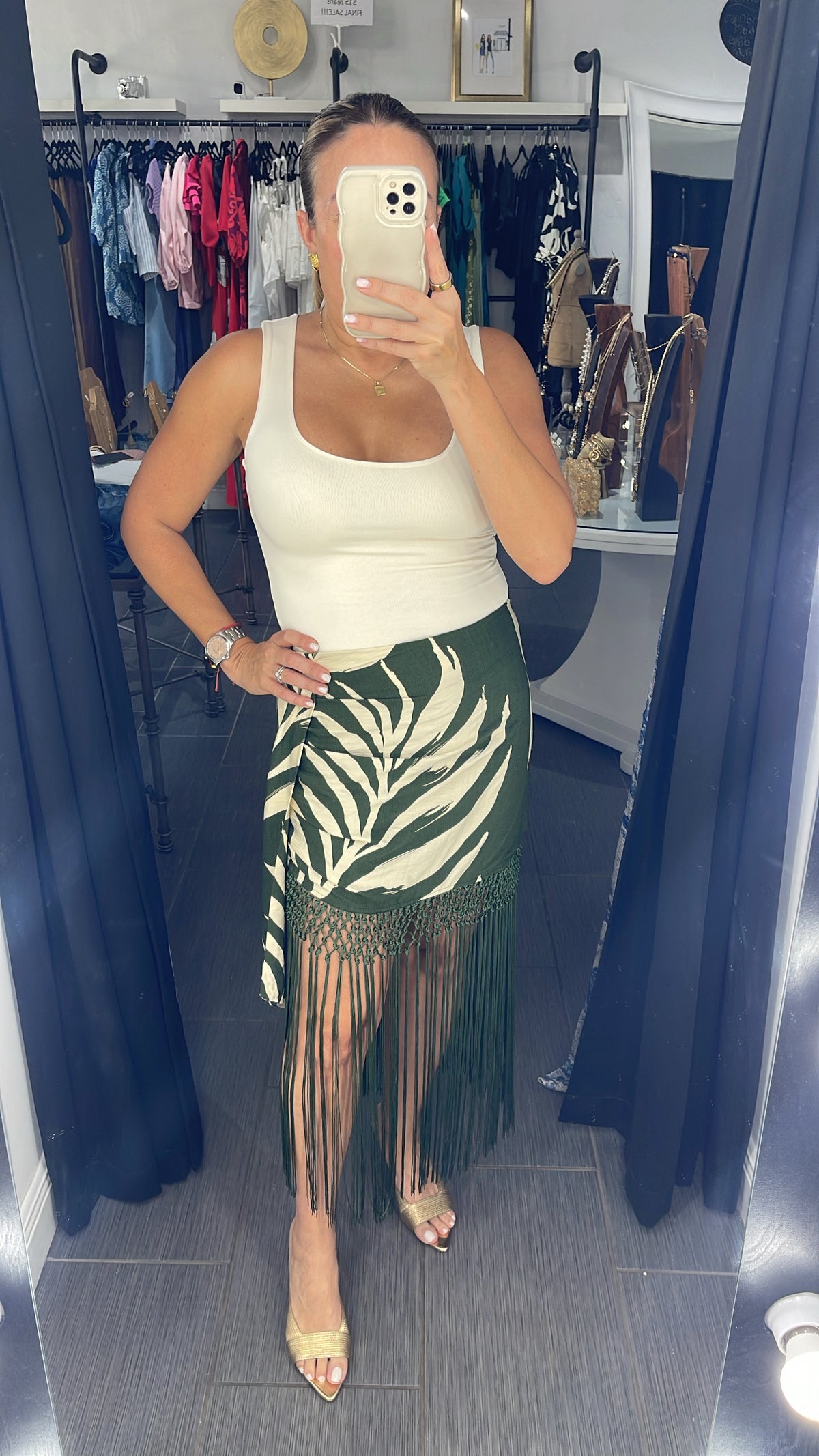 Fergie Fringe Skirt