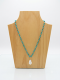 Turquoise Necklace with Pearl