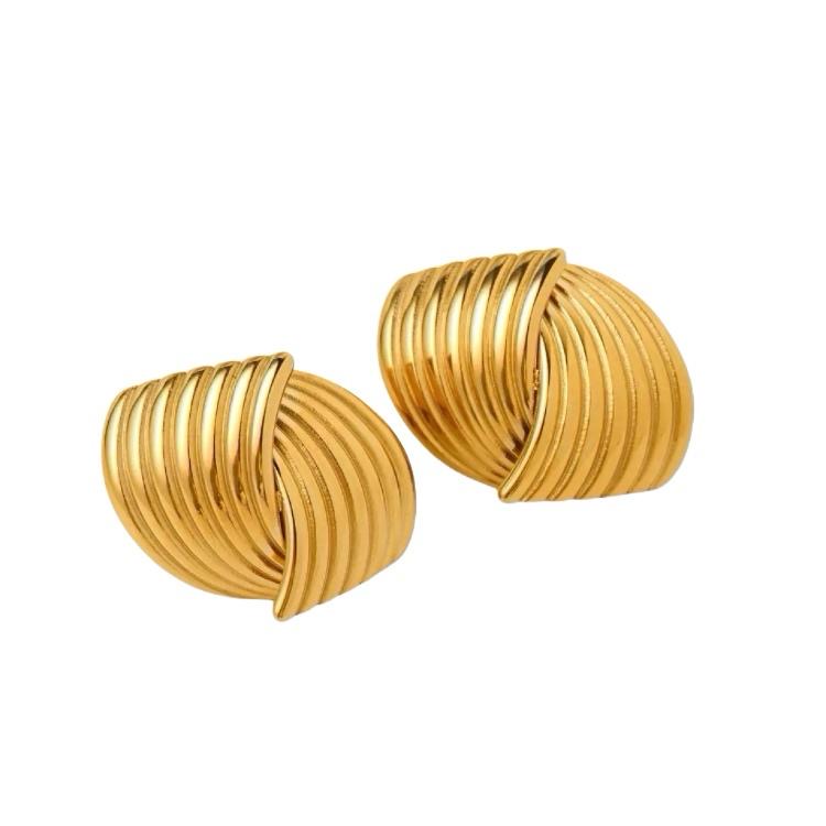 Double Wave Earrings