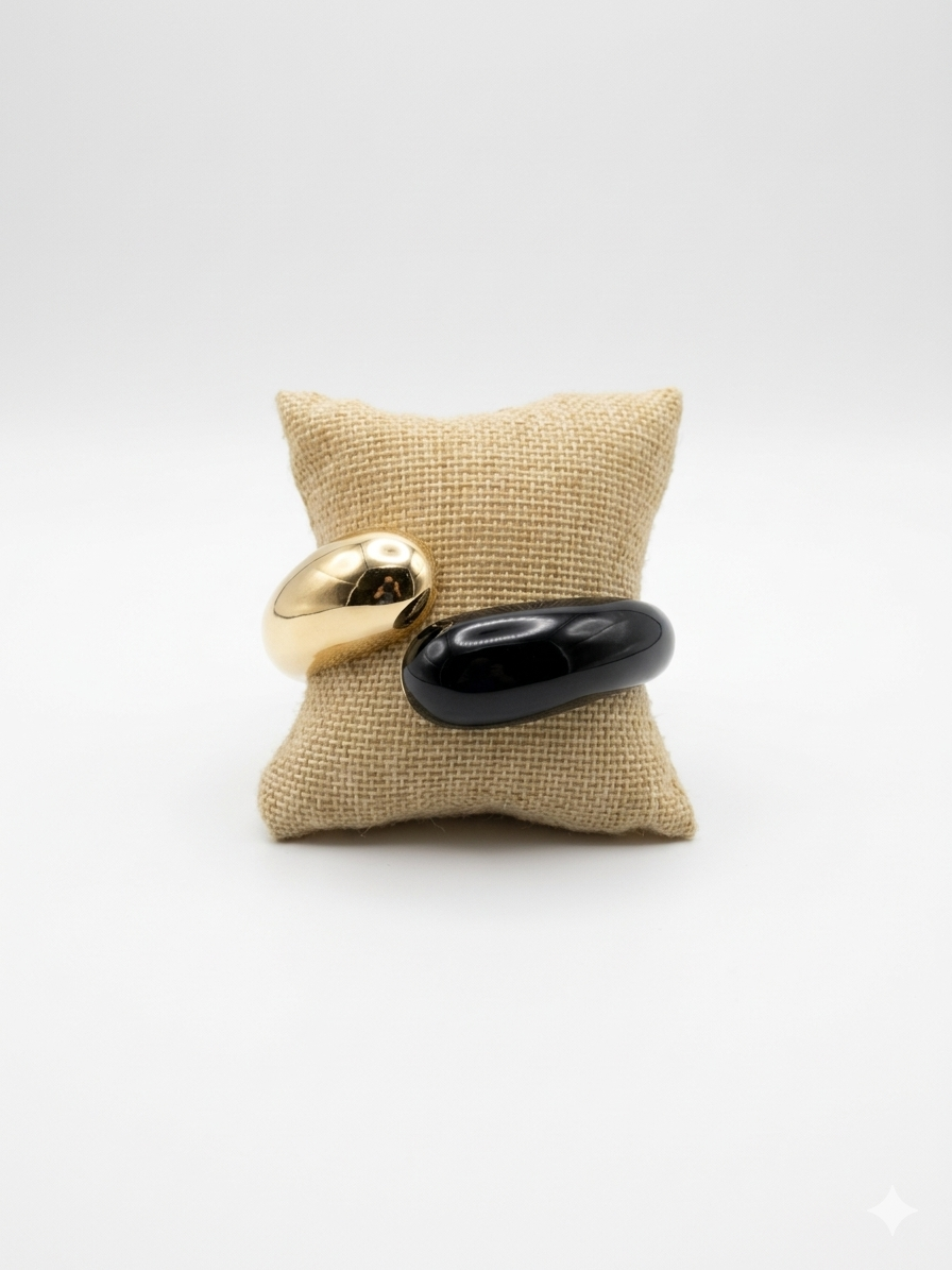 Two Tone Wrap Bangle