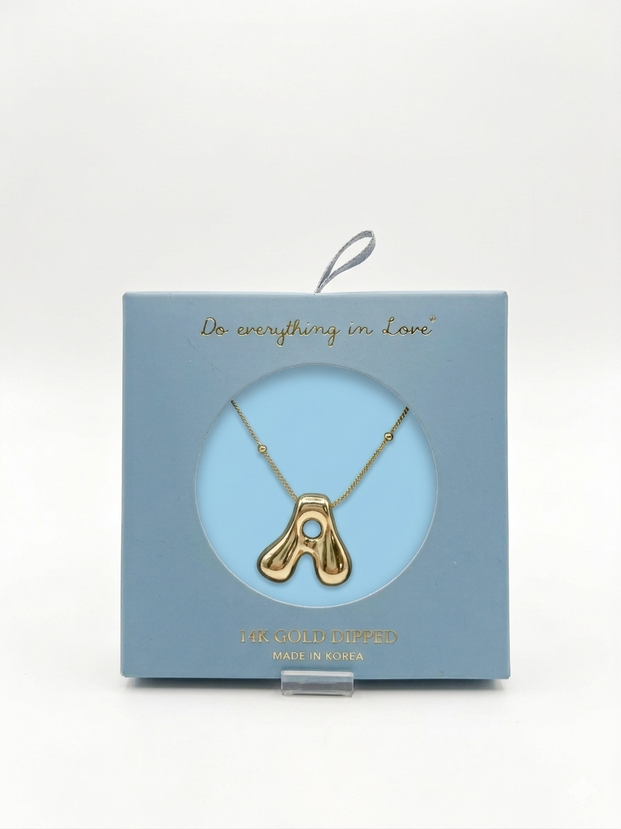Bubble Letter Necklace