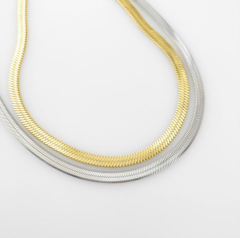 Herringbone necklaces