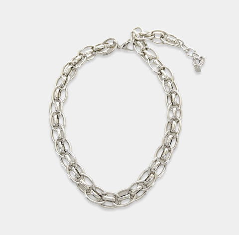 Double Linked Silver Chain