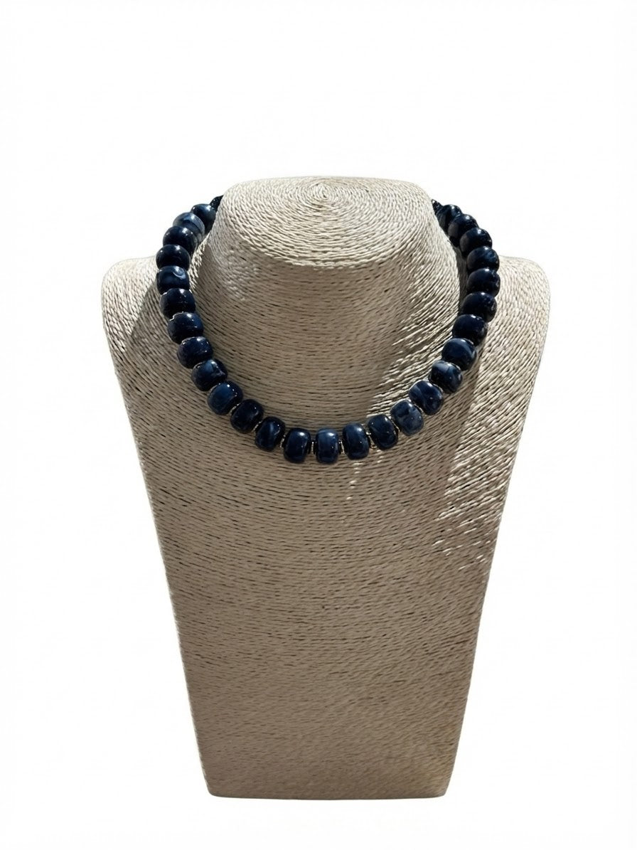 Beaded Necklaces with Gold Details