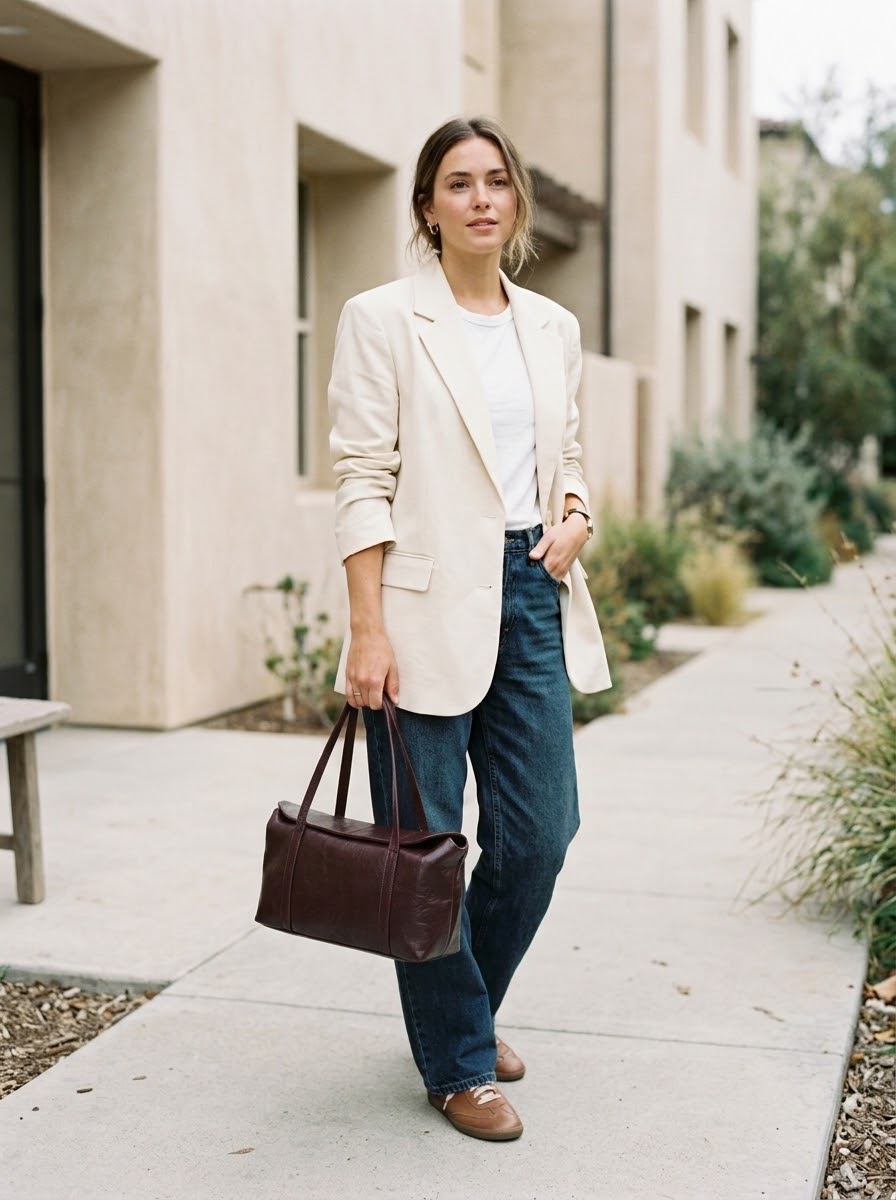 Rectagular Leather Bag