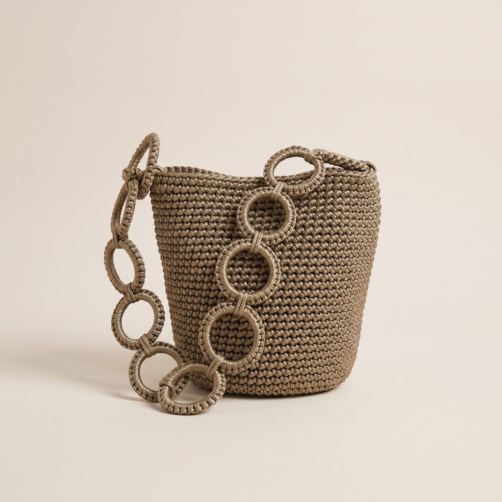 Woven Bucket Bag