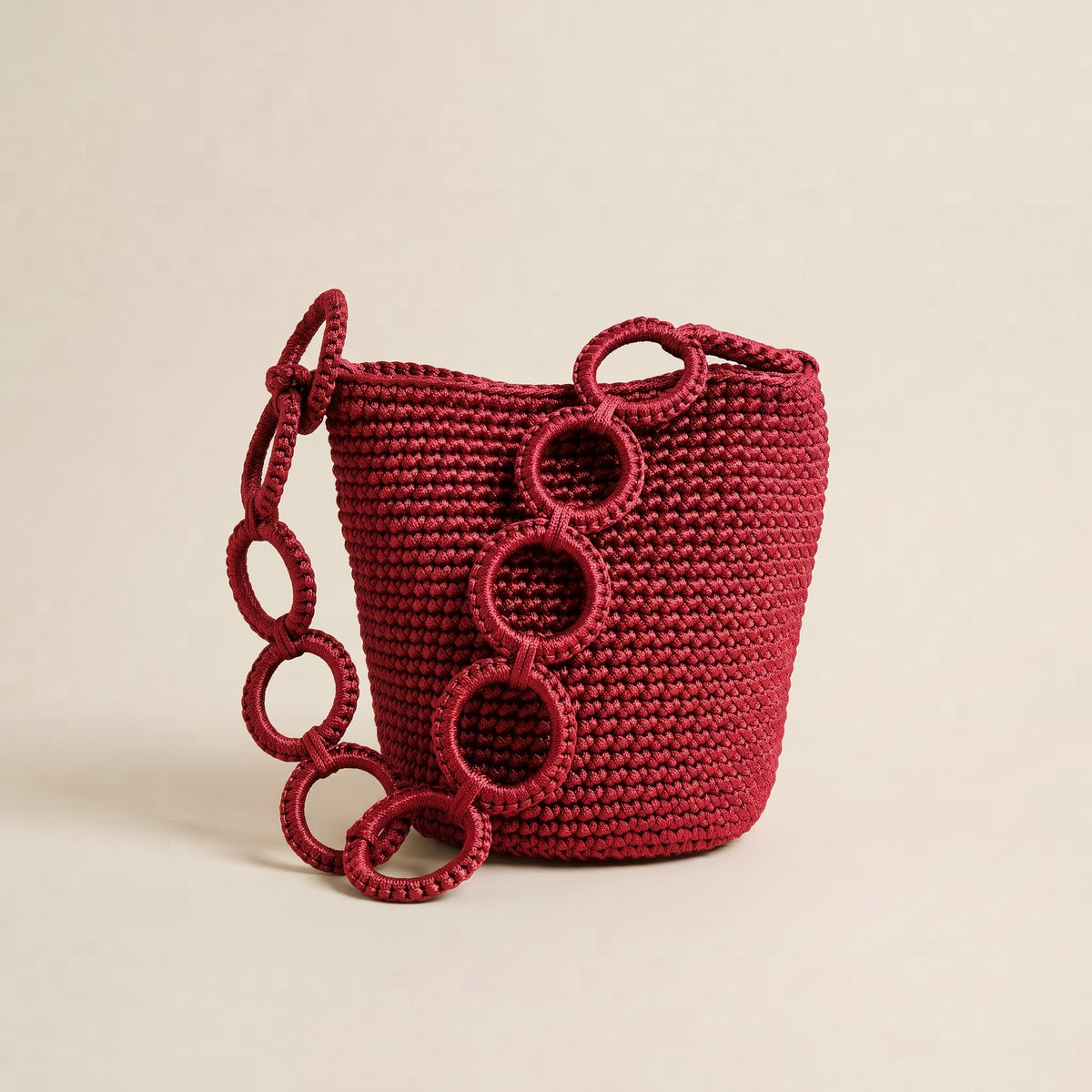 Woven Bucket Bag