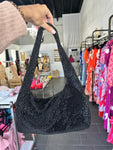 Black Beaded Handbag