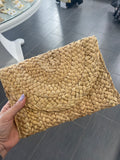 Summer Raffia Clutch