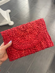 Summer Raffia Clutch