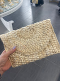 Summer Raffia Clutch