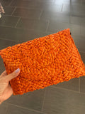 Summer Raffia Clutch