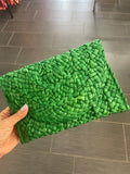 Summer Raffia Clutch
