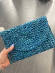 Summer Raffia Clutch