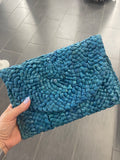Summer Raffia Clutch