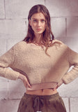 Teddy Cropped Sweater