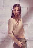 Teddy Cropped Sweater