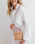 Mini Whicker bucket bag
