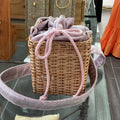 Mini Whicker bucket bag