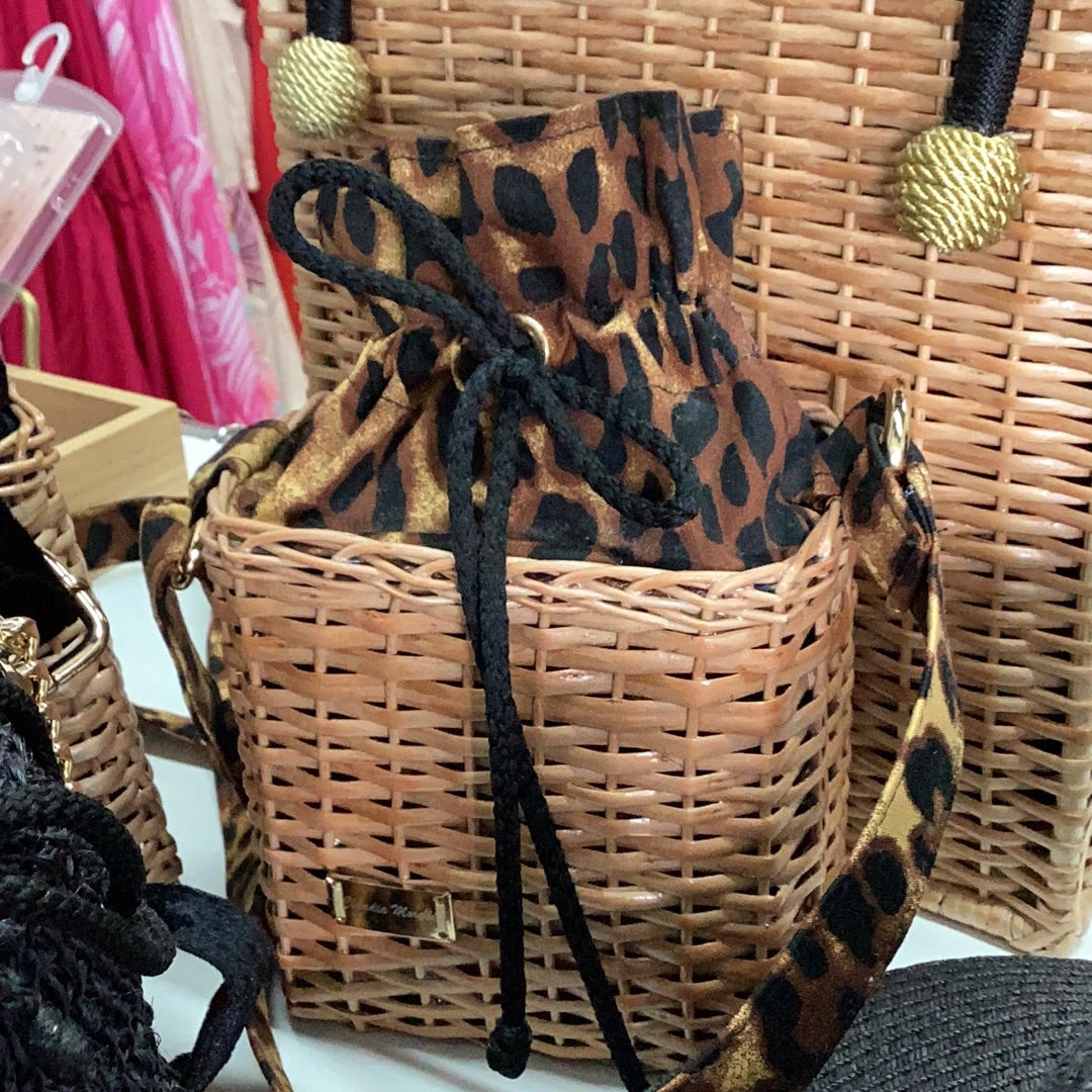 Mini Whicker bucket bag